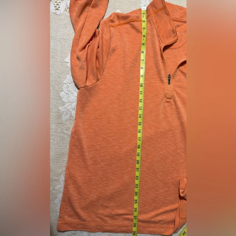 Tommy Bahama Men's Heather Orange Quarter-Zip Pullover